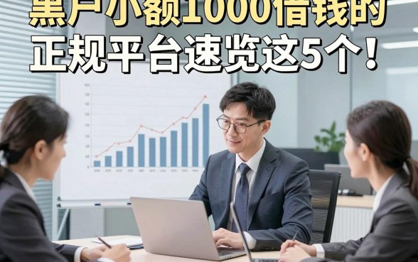 黑户小额1000借钱的正规平台速览这5个！本篇为您深度阐述！
