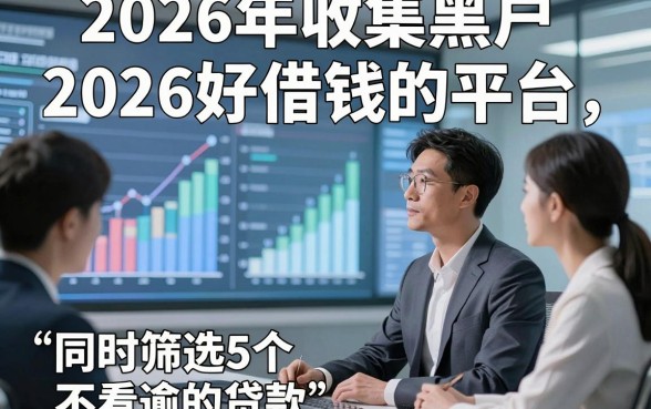 2026年收集黑户2026好借钱的平台，同时筛选5个不看逾期和负债的贷款