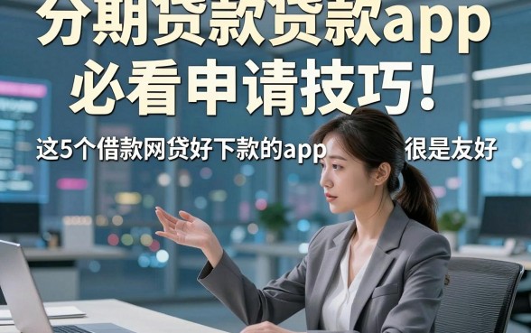 分期贷款贷款app必看申请技巧！这5个借款网贷好下款的app很是友好