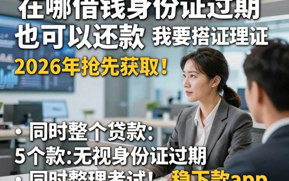 在哪借钱身份证过期也可以还款2026年抢先获取！同时整理5个贷款无视身份证过期稳下款app