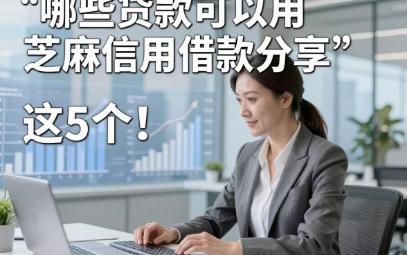 哪些贷款可以用芝麻信用借款分享​这5个！本篇为您细致归集！