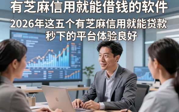 有芝麻信用就能借钱的软件，2026年这五个有芝麻信用就能贷款秒下的平台体验良好