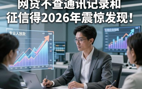 网贷不查通讯记录和征信得2026年震惊发现！专业详解5个无视征信借款的口子私人放款