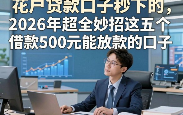 花户贷款口子秒下的，2026年超全妙招这五个借款500元能放款的口子