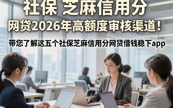 社保 芝麻信用分 网贷2026年高额度审核渠道！带您了解这五个社保芝麻信用分网贷借钱稳下app