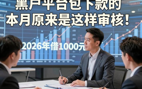 黑户平台包下款的本月原来是这样审核！专业介绍5个2026年借1000元的小贷