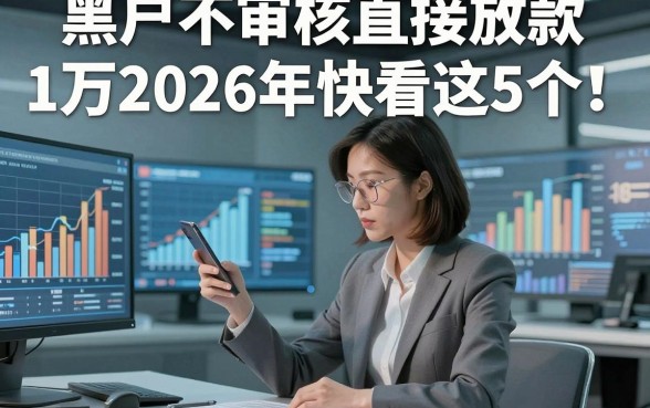 黑户不审核直接放款1万2026年快看这5个！本篇为您精心概括！