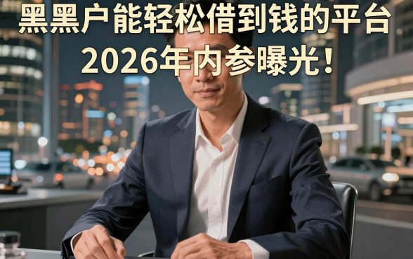 黑户能轻松借到钱的平台2026年内参曝光！今日介绍五个黑户借钱秒过对征信要求不高app