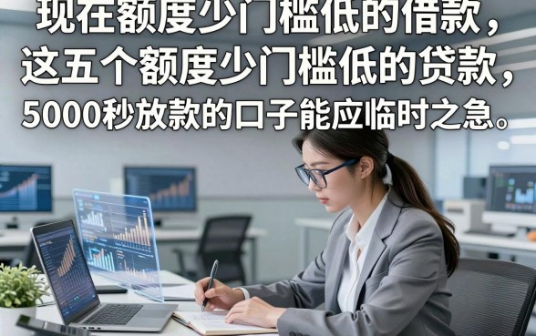 现在额度少门槛低的借款，这五个额度少门槛低的贷款5000秒放款的口子能应临时之急