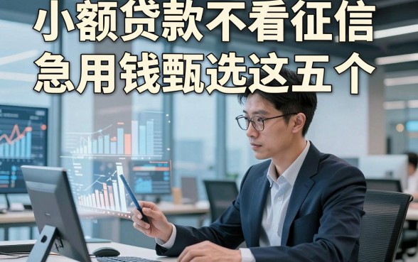 小额贷款不看征信急用钱甄选这五个，且看本文隆重介绍！
