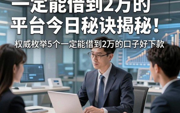 一定能借到2万的平台今日秘诀揭秘！权威枚举5个一定能借到2万的口子好下款