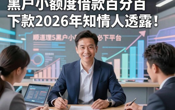 黑户小额度借款百分百下款2026年知情人透露！顺道整理5个黑户小额贷款必下平台的
