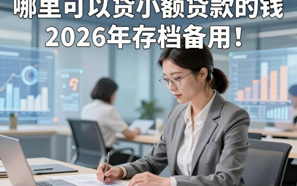 哪里可以贷小额贷款的钱2026年存档备用！顺便分享5个哪里可以借款的钱对要求不高app