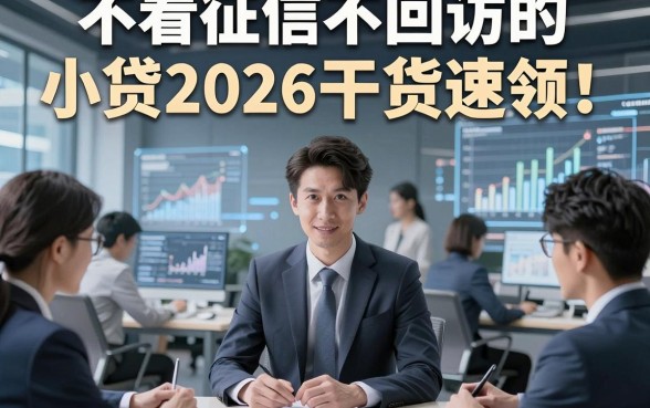 不看征信不回访的小贷2026干货速领！揭秘五个对征信要求不高的借钱秒过的app