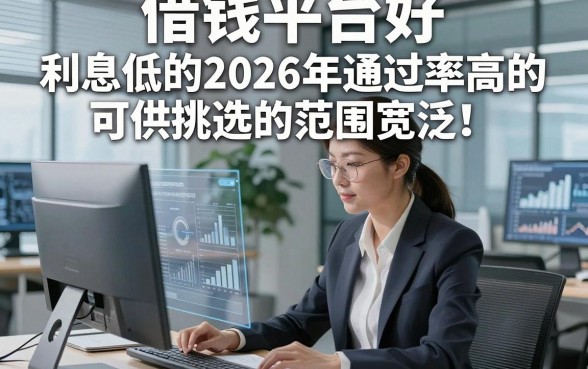 借钱平台好,利息低的2026年通过率高的可供挑选的范围宽泛！，本文为您深度严挑这5个黑户借钱软件！