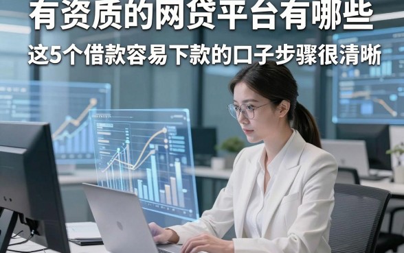 有资质的网贷平台有哪些，这5个借款容易下款的口子步骤很清晰