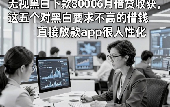 无视黑白下款80006月借贷收获，这五个对黑白要求不高的借钱直接放款app很人性化