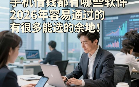 手机借钱都有哪些软件2026年容易通过的有很多能选的余地！，今天细致讲说​这五个黑户网贷口子！