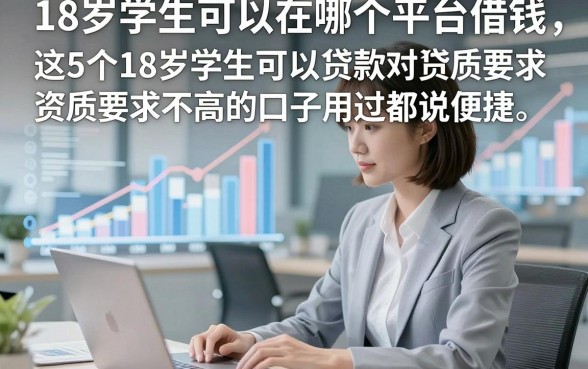 18岁学生可以在哪个平台借钱，这5个18岁学生可以贷款对资质要求不高的口子用过都说便捷