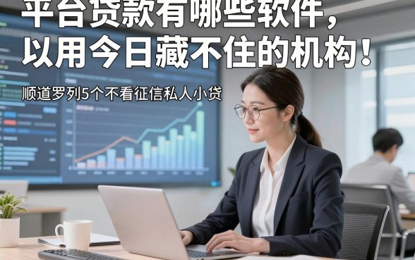 平台贷款有哪些软件可以用今日藏不住的机构！顺道罗列5个不看征信私人小贷