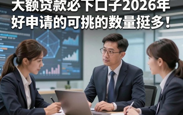 大额贷款必下口子2026年好申请的可挑的数量挺多！，本篇为您细致探索这5个黑户网贷平台！