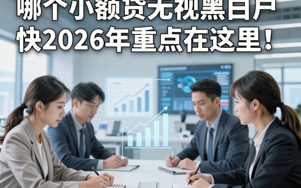哪个小额贷无视黑白户快2026年重点在这里！本文解答五个小额贷对黑白户要求不高直接放款软件