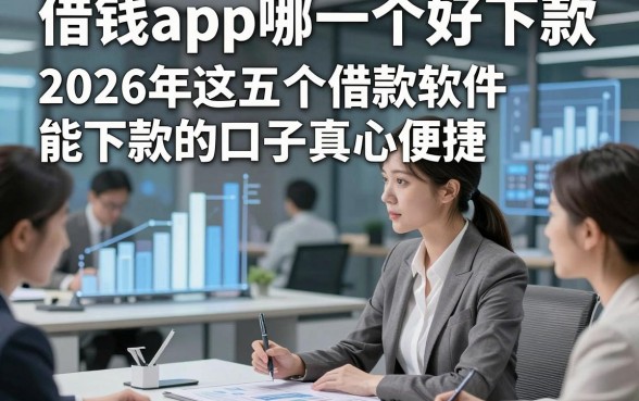 借钱app哪一个好下款，2026年这五个借款软件能下款的口子真心便捷