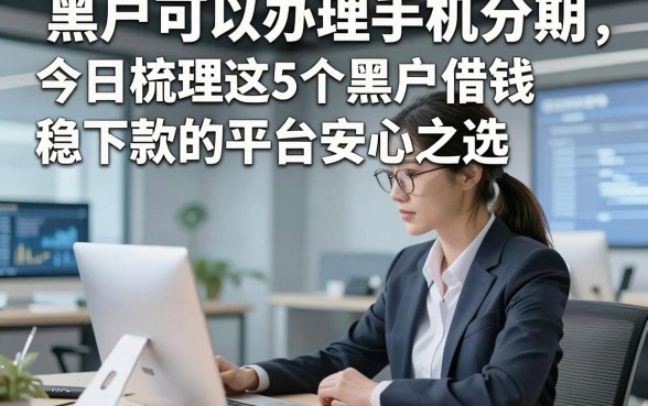 黑户可以办理手机分期，今日梳理这5个黑户借钱稳下款的平台安心之选