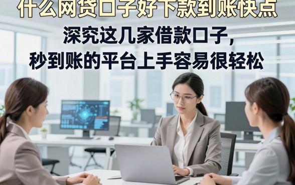 什么网贷口子好下款到账快点，深究这几家借款口子秒到账的平台上手容易很轻松