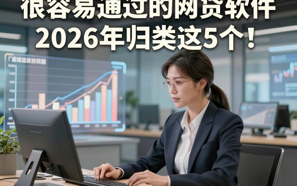 很容易通过的网贷软件2026年归类这5个！本篇为您隆重归总！