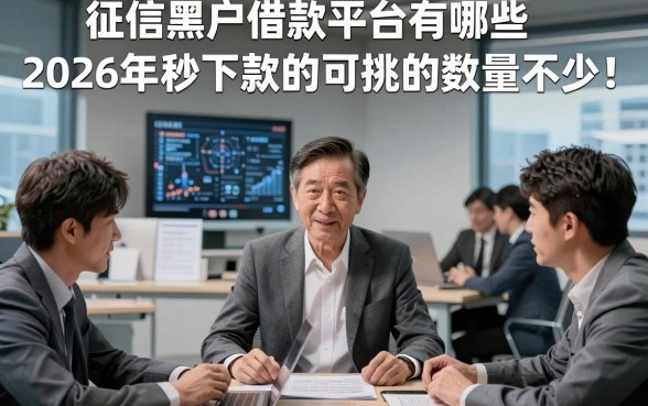 征信黑户借款平台有哪些2026年秒下款的可挑的数量不少！，本文为您深入品评这五个借款软件！