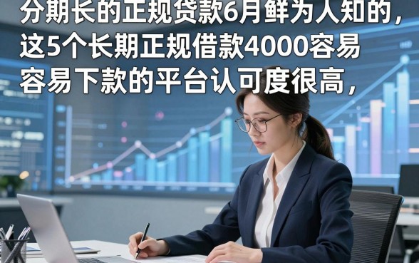 分期长的正规贷款6月鲜为人知的，这5个长期正规借款4000容易下款的平台认可度很高