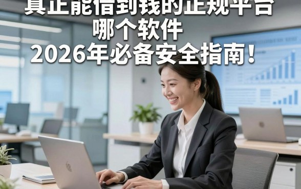 真正能借到钱的正规平台哪个软件2026年必备安全指南！同时总结这5个正规贷款对资质要求不高口子