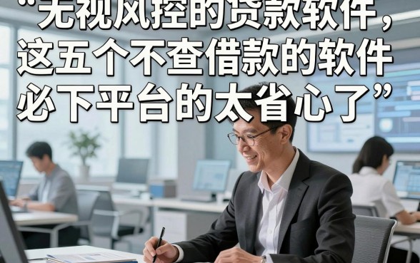 无视风控的贷款软件，这五个不查借款的软件必下平台的太省心了