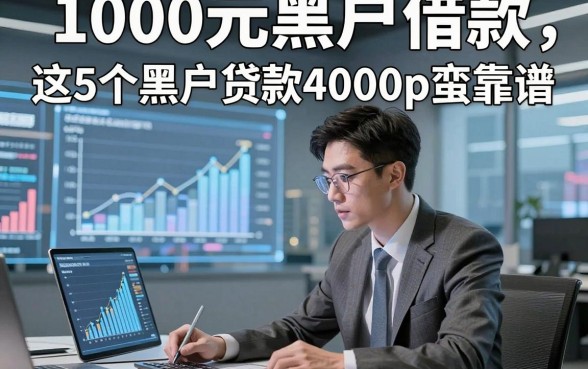 1000元黑户借款，这5个黑户贷款4000元的app蛮靠谱