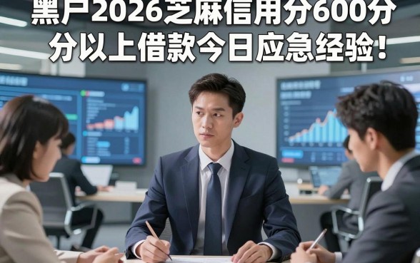 黑户2026芝麻信用分600分以上借款今日应急经验！说明五个黑户2026芝麻信用分600以上借钱1000秒到账的口子