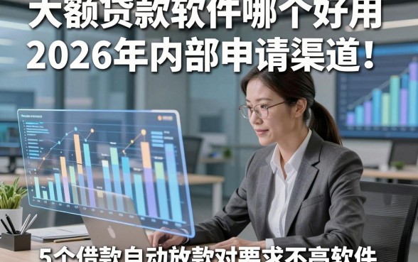 大额贷款软件哪个好用2026年内部申请渠道！顺便展示5个借款自动放款对要求不高软件