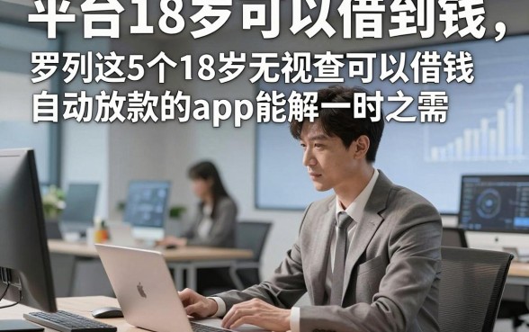 平台18岁可以借到钱，罗列这5个18岁无视查可以借钱自动放款的app能解一时之需