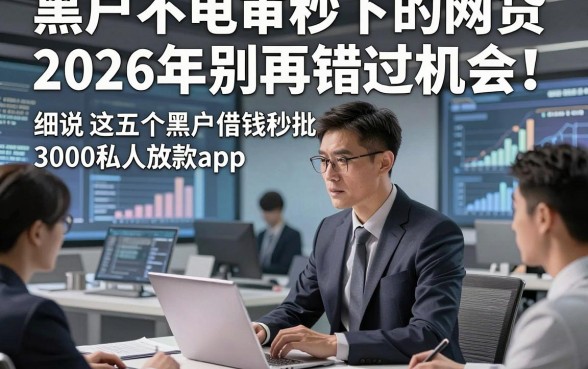 黑户不电审秒下的网贷2026年别再错过机会！细说​这五个黑户借钱秒批3000私人放款app