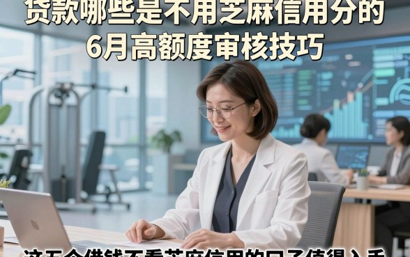 贷款哪些是不用芝麻信用分的6月高额度审核技巧，这五个借钱不看芝麻信用的口子值得入手