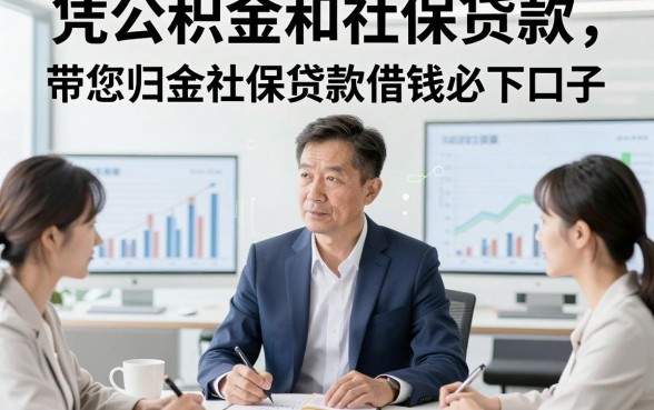 凭公积金和社保贷款，带您归纳5个公积金社保贷款借钱必下口子