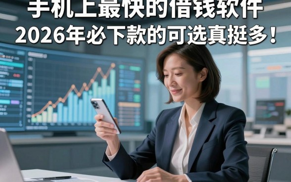 手机上最快的借钱软件2026年必下款的可选的数量真挺多！，本篇为您深度论述这五个借款app！