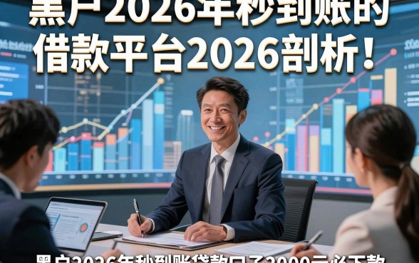 黑户2026年秒到账的借款平台2026剖析！同时整理5个黑户2026年秒到账贷款口子2000元必下款