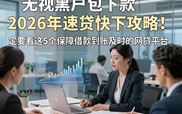 无视黑户包下款2026年速贷快下攻略！定要看这5个保障借款到账及时的网贷平台