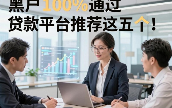 黑户100%通过贷款平台推荐这五个！本文为您细致归总！