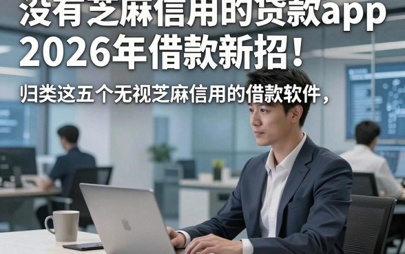没有芝麻信用的贷款app2026年借款新招！归类这五个无视芝麻信用的借款软件