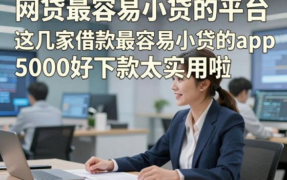网贷最容易小贷的平台，这几家借款最容易小贷的app5000好下款太实用啦