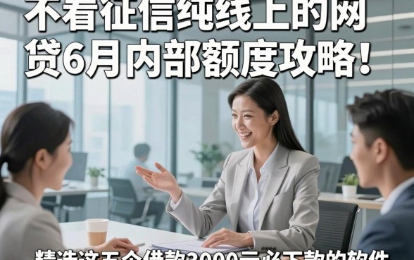 不看征信纯线上的网贷6月内部额度攻略！顺便精选这五个借款3000元必下款的软件