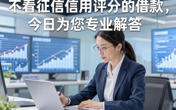 不看征信信用评分的借款，今日为您专业解答！