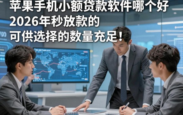 苹果手机小额贷款软件哪个好2026年秒放款的可供选择的数量充足！，本文为您全面发布这五个黑户借钱平台！